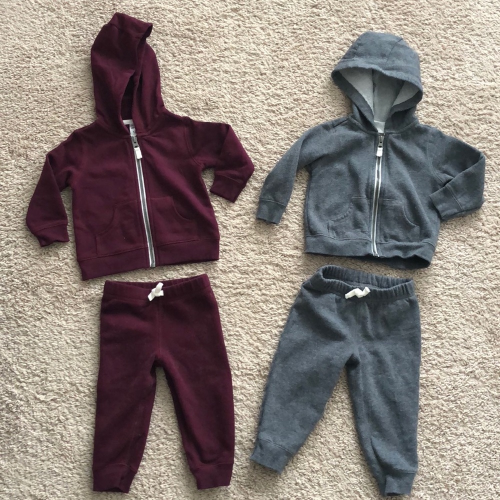 Carters sweat set 12m